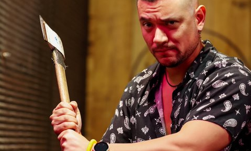 Image 3: Axe Throwing for Two or Four with Two or Four $15 Game Cards