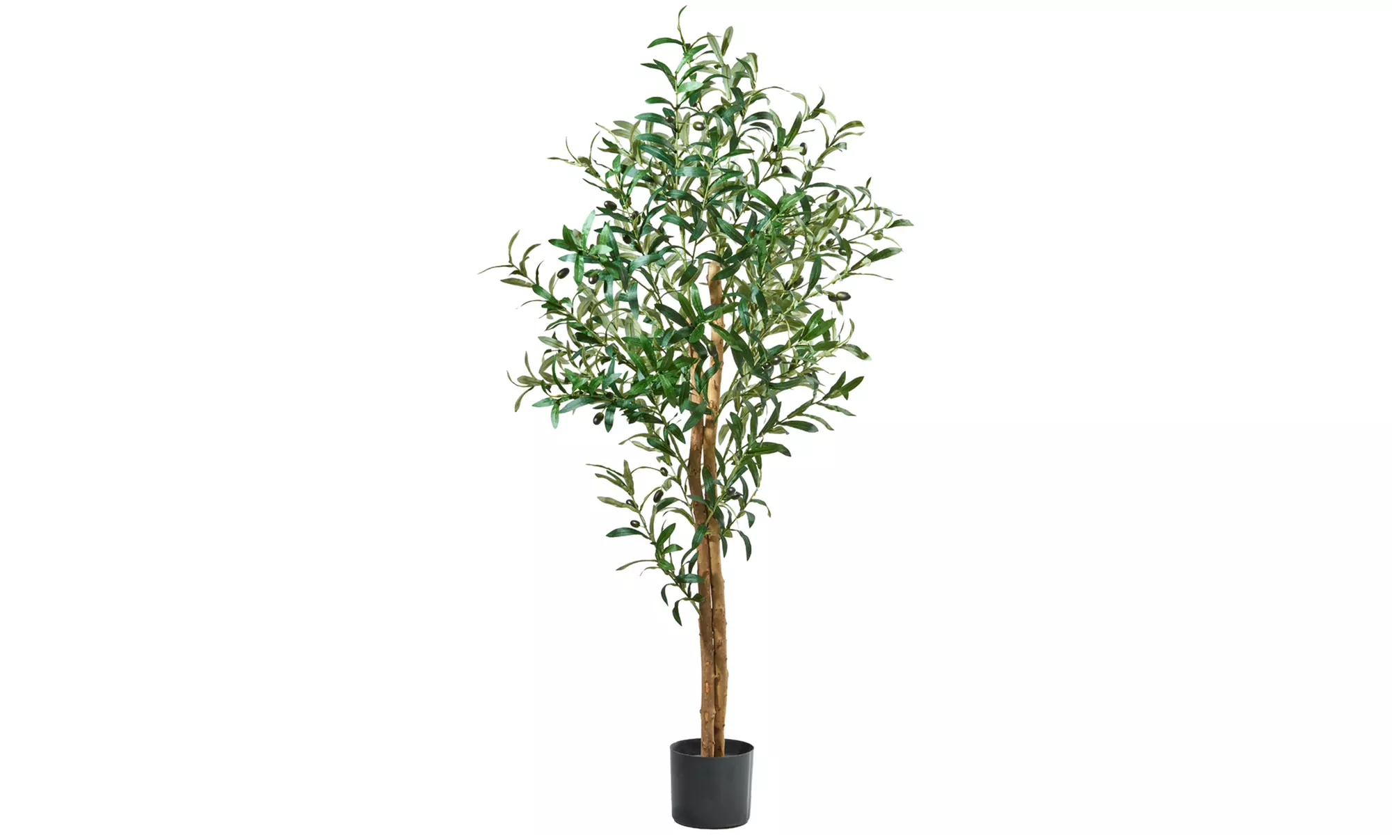 Olivo artificial decorativo de 100, 145 o 175 cm con maceta base