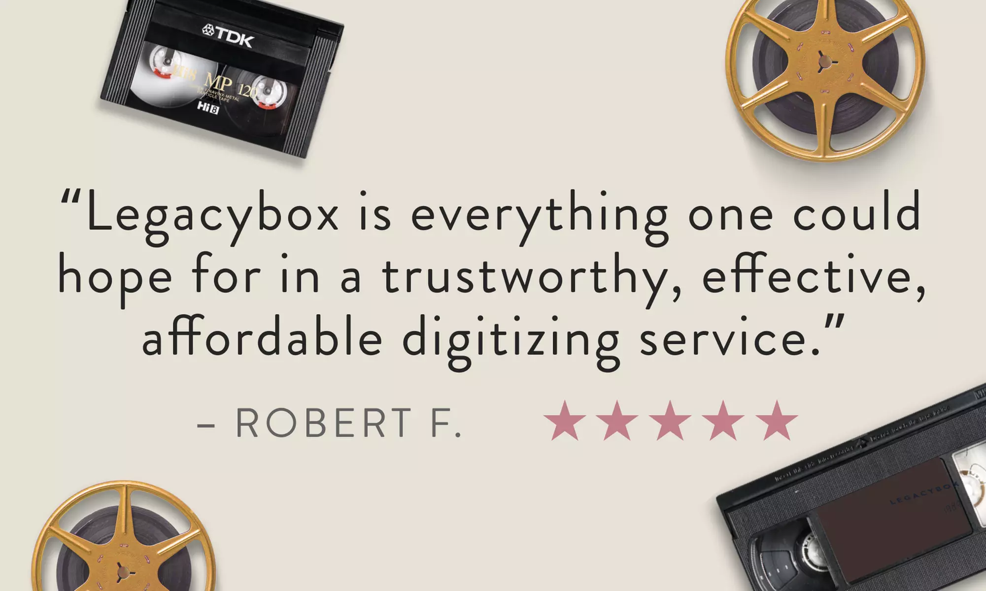 FLASH SALE! Legacybox Digital: Convert VHS Tapes & Photos to Digital