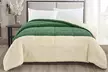 Colcha reversible de 250 x 250 cm para cama doble en suave tejido de franela Sherpa - Second Medium