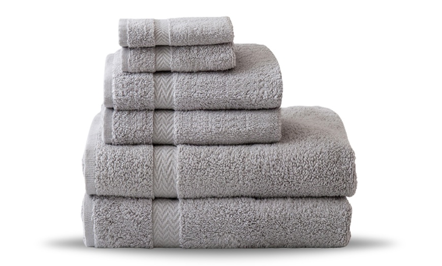 Image 19: Six-Piece 500gsm Egyptian Cotton Towel Bale Set