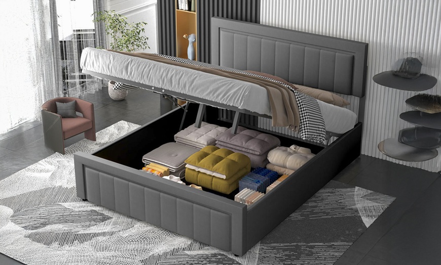 Image 8: Lit contemporain avec coffre de rangement Topeka, Kocoon