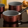 Image 1: Arthur Martin Set of 3 Casseroles with Durable Non-Stick Design 