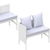Image 4: Three Piece Outdoor Furniture Set With Table 