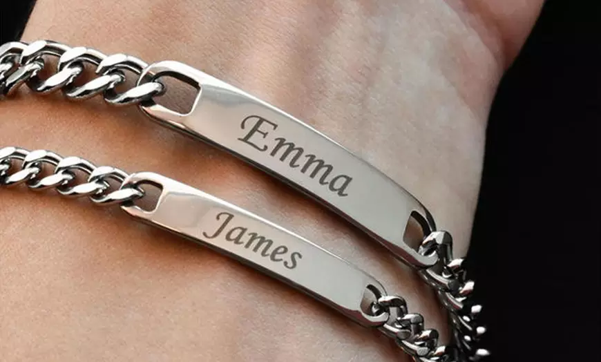 Image 7: 1 ou 2 bracelets gravés Justyling