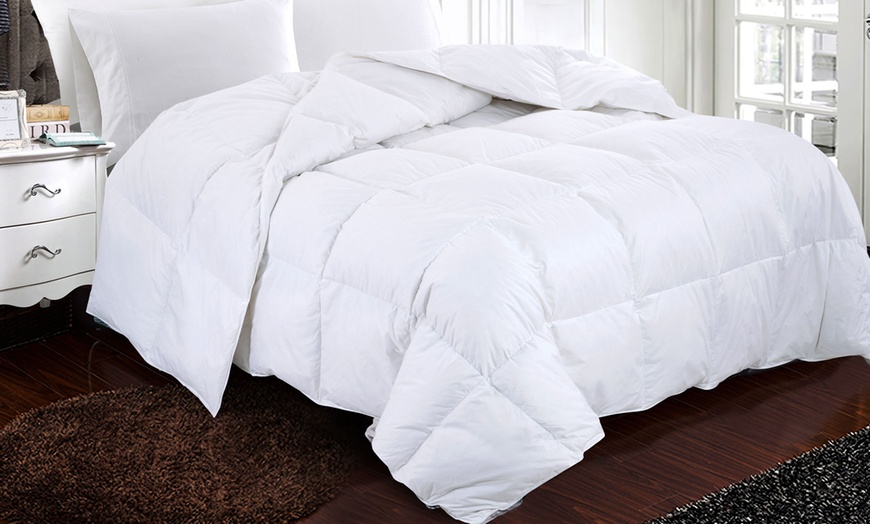 Image 2: Sampur Bettdecke 100% hochwertige Federn, leicht, 200 g/m²