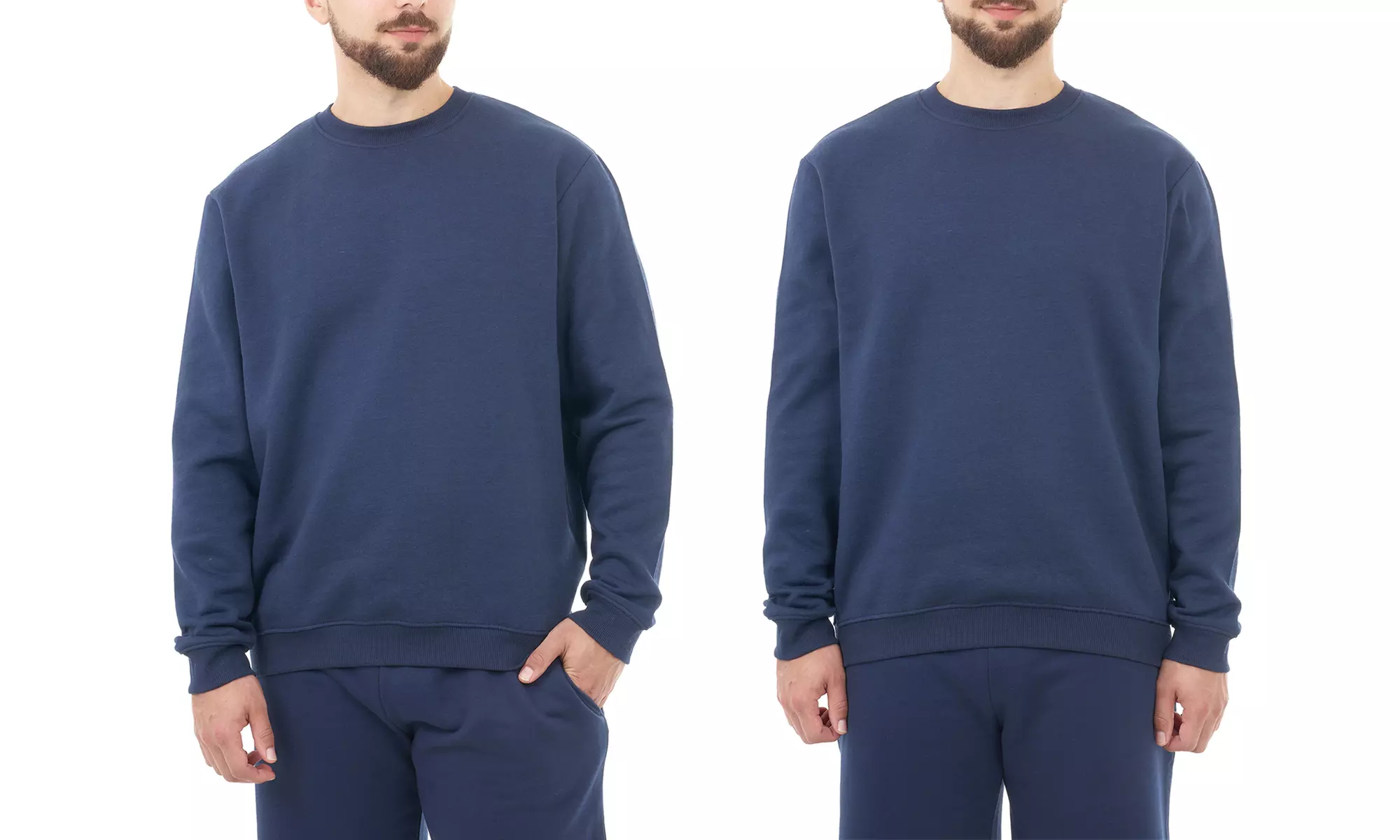 Classic Crew Neck Long Sleeve Pullover Sweatshirt Jumper