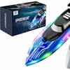 Image 3: Boat with LED Lights - 2.4 GHz Remote Control Racing Boat