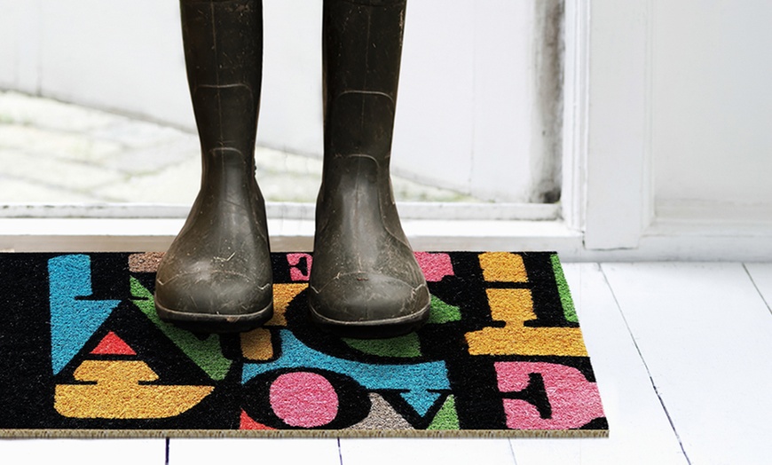 Image 77: Antislip kokosnoot deurmat