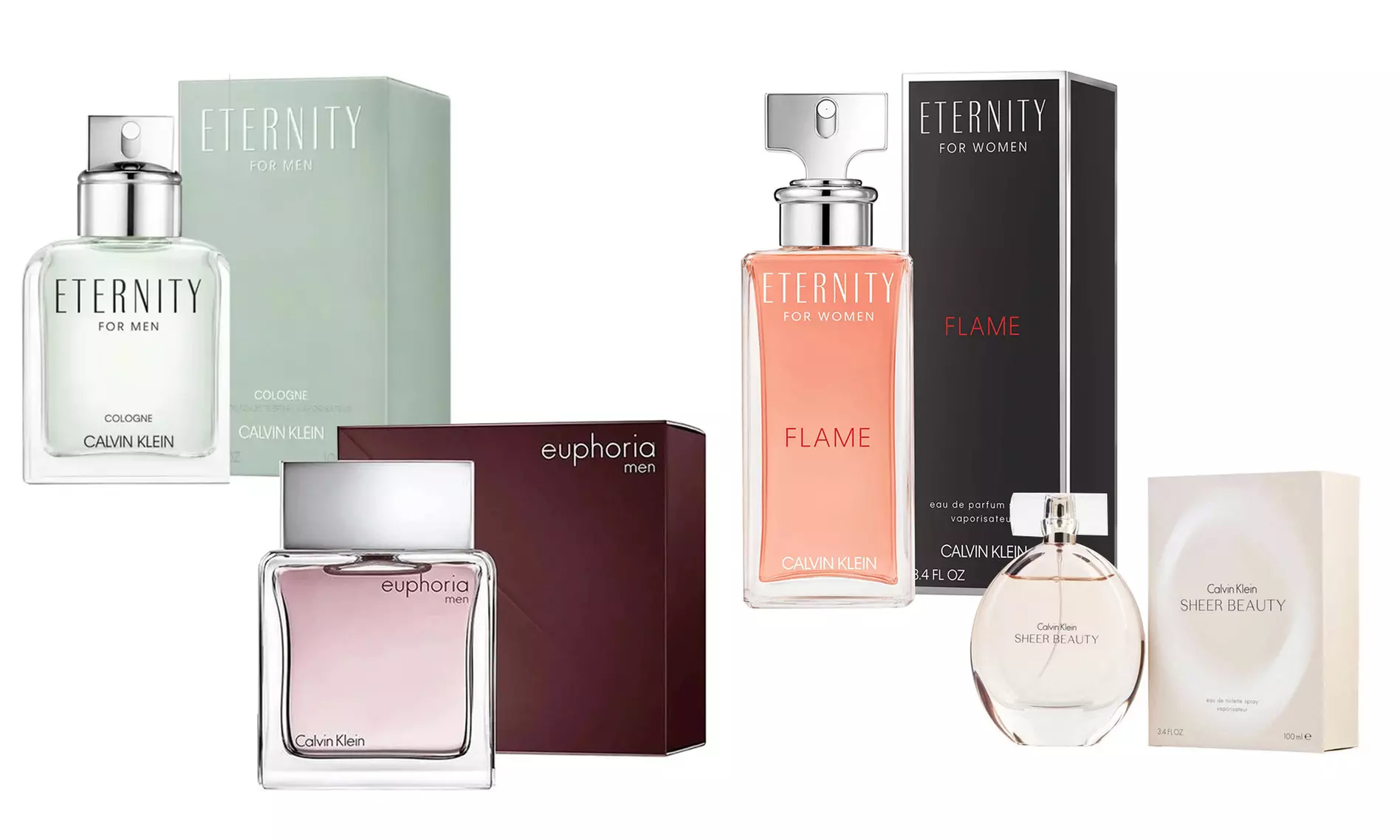 Calvin Klein His or Hers Fragrances - Choose From 4 Popular CK Scents - Primary Image