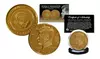 John F. Kennedy 100th Birthday Celebration 24K Gold Plated Tribute Coin
