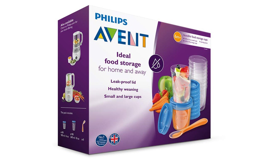 Image 3: Philips Avent Storage Cup Set