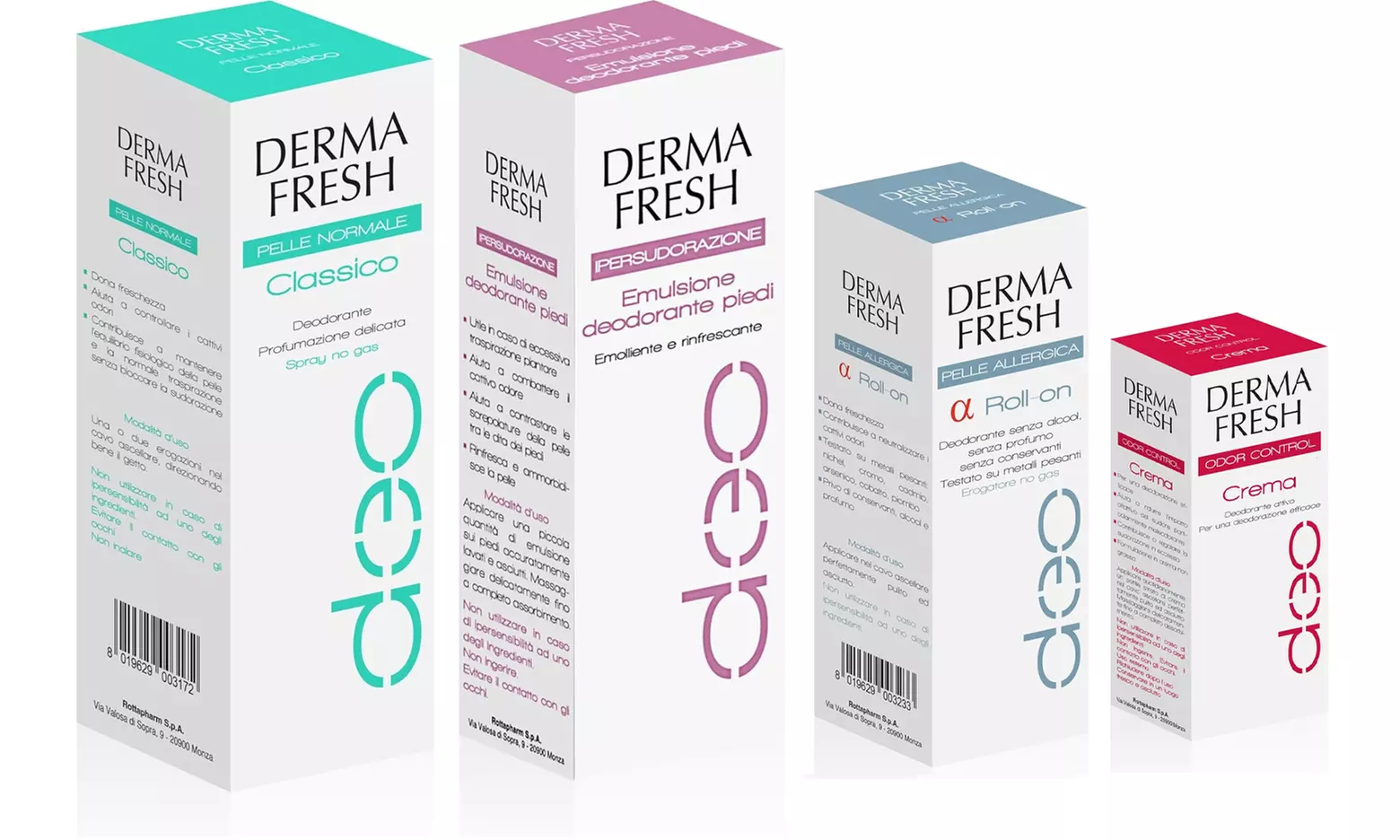 Dermafresh: Fino a 4 Trattamenti Antiodore e Antitraspiranti