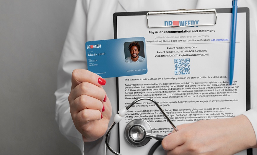 Image 1: Online Medical Marijuana Certification 