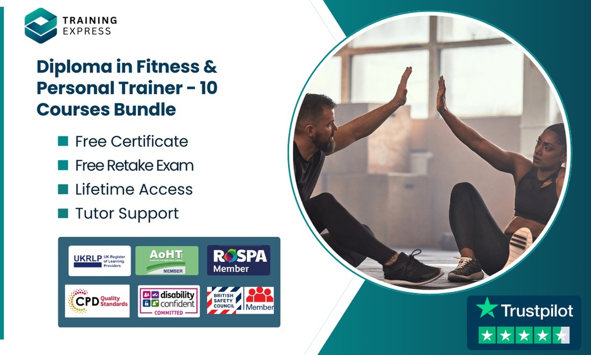 Get Diploma in Fitness & Nutrition or Lifetime Access to 2500+ Courses
