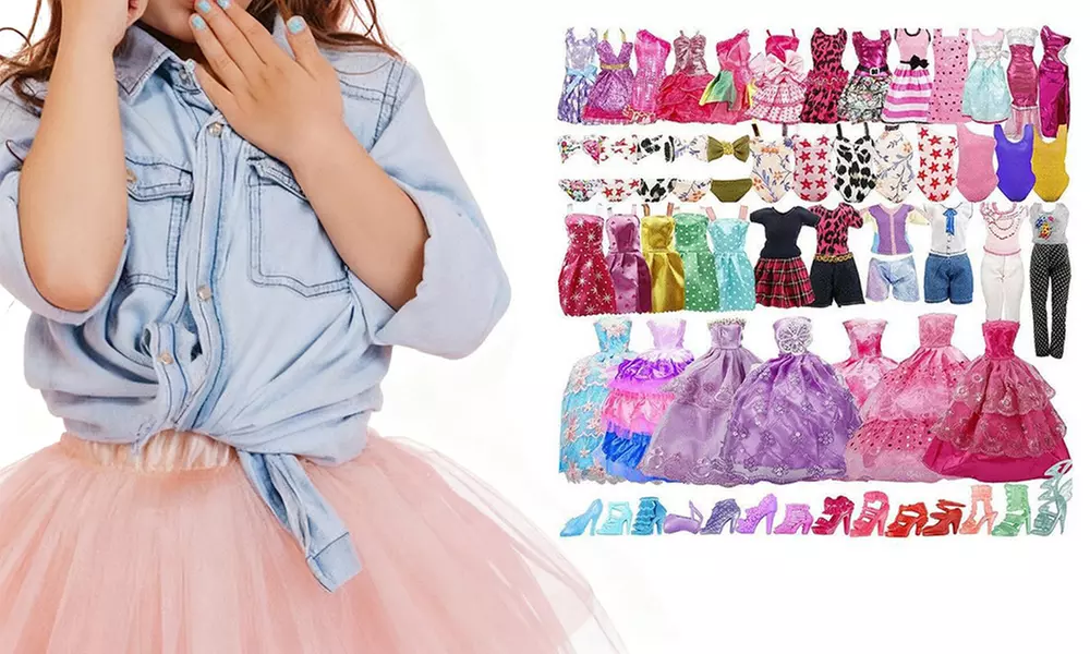 35-Piece Doll Clothes and Accessories Set for 11.5-Inch Dolls