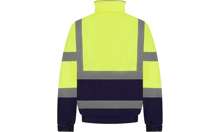 Image 4: LABEL APPAREL Men's Water-Resistant Bomber Jacket 