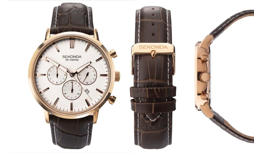 Image 1: Sekonda Multi Dial Men's Watch 1668