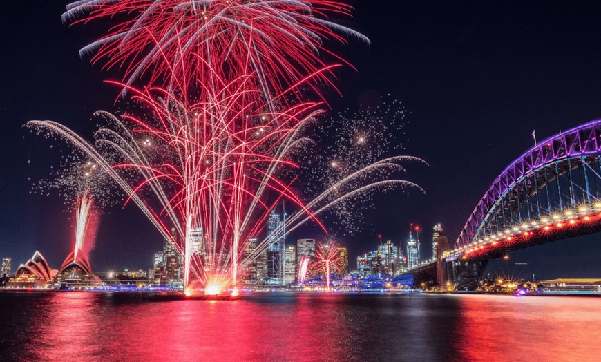 Image 9: Cruise Sydney Harbour: 90-Minute Official Vivid Glow Boat Weekend Cruise with Unlimited Alcohol Package for One Adult