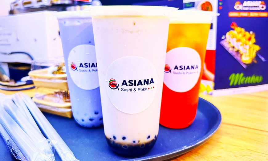 Image 6: 50% Off Fresh Sushi & Bubble Tea Meal Deal - Dine-In or Takeaway 