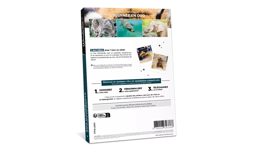 Image 2: Coffret Wonderbox Connect pour le Zoo d’Amnéville