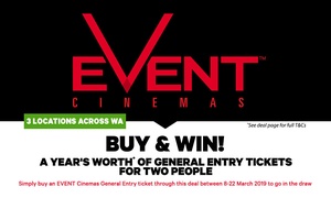 Event Cinemas: Tickets From $11