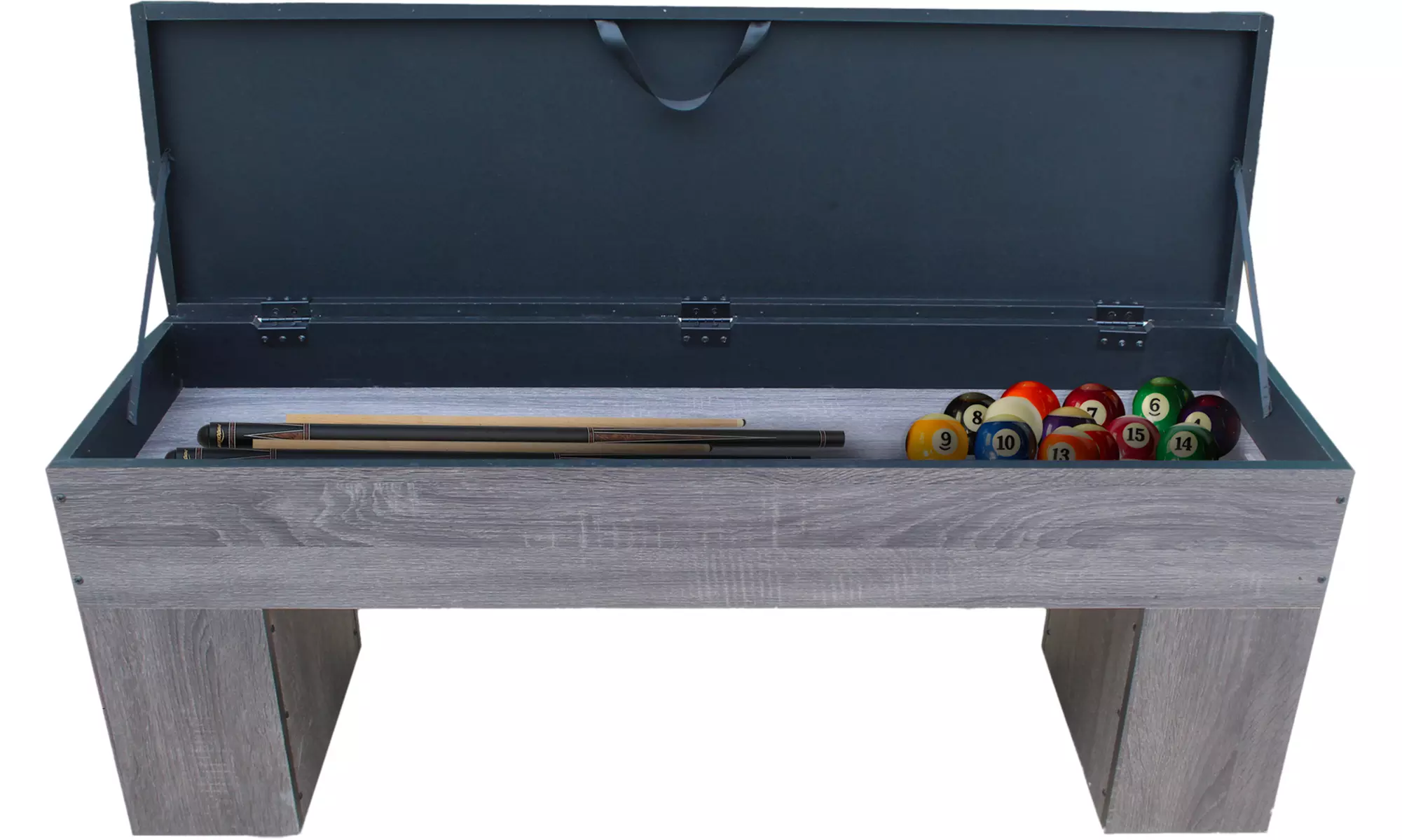 Tasche oder Etui für Billard-Queue oder Zweisitzer-Bank