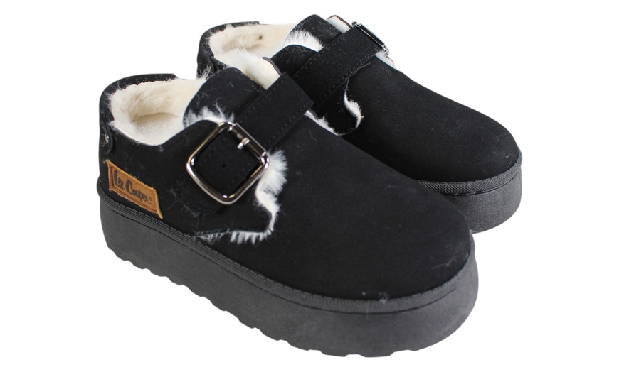 Image 1: Bottes fourrées noires Lee Cooper