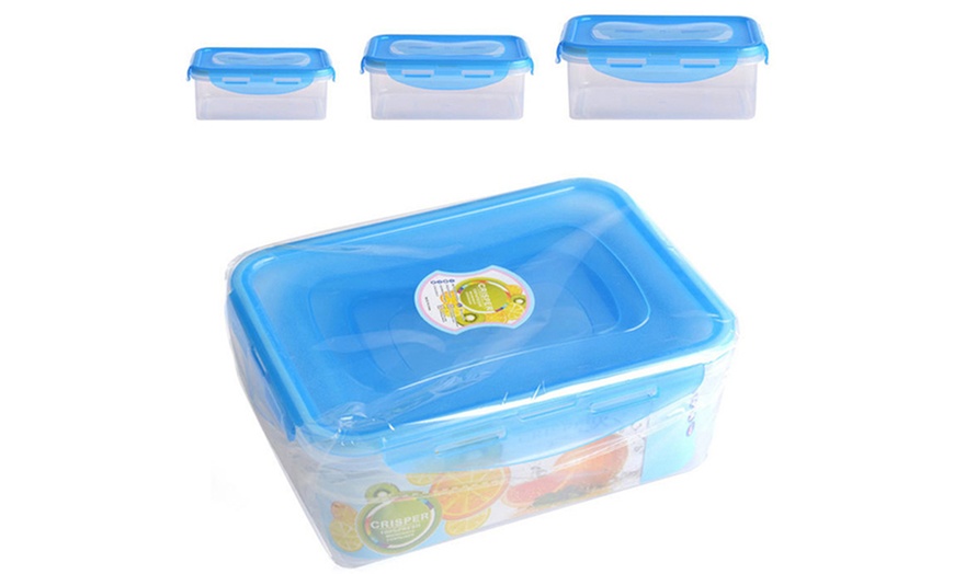 Image 3: Three-Piece Food Storage Container Set