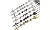 Mens Stainless Steel 24" Rosary Necklaces