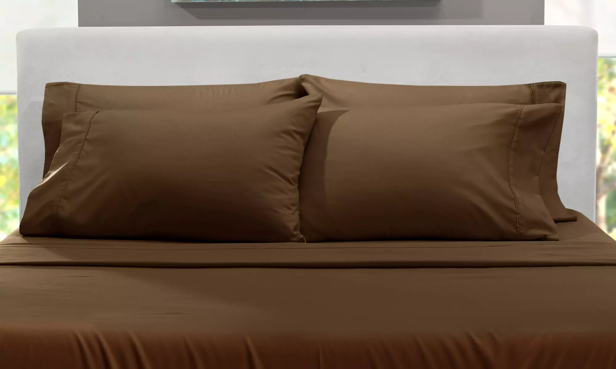 Nestl Extra Deep Pocket Sheets - 18-24 Inch Fitted Bed Sheet Set - 6 Piece