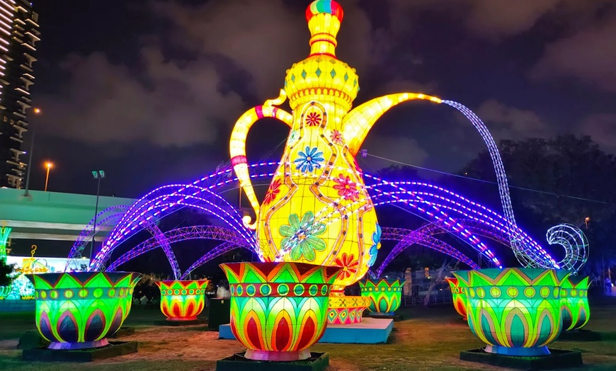 Image 8: Dubai Garden Glow Experience – Entry for 1–4 People