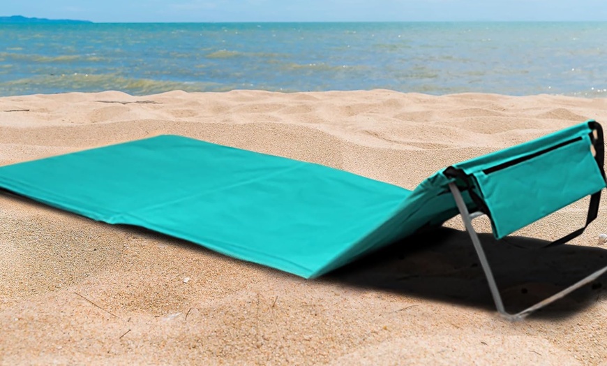 Image 1: Matelas pliable et lit de plage portable