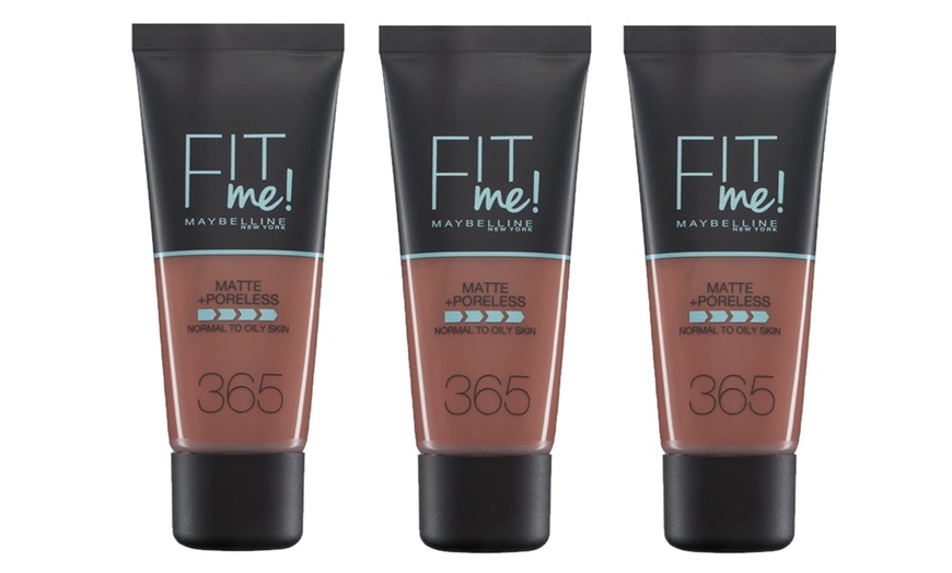 Image 15: Three-Pack of Maybelline Foundation