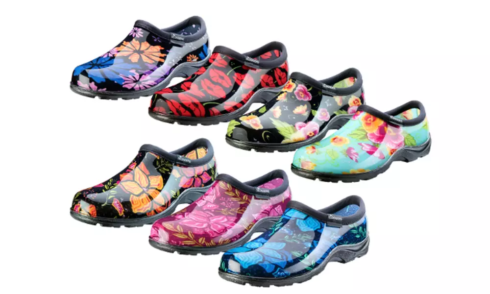 Sloggers Floral Women's Waterproof Garden Shoes - Primary Image