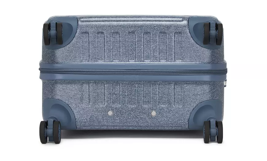 Image 13: Maleta o juego de maletas de ruedas de ABS con diseño tipo denim