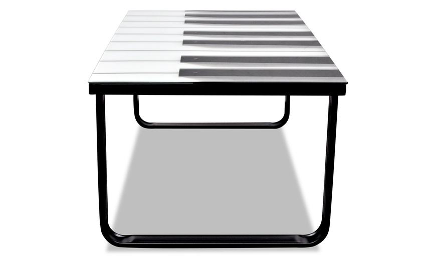 Image 7: Glass Printed Coffee Table