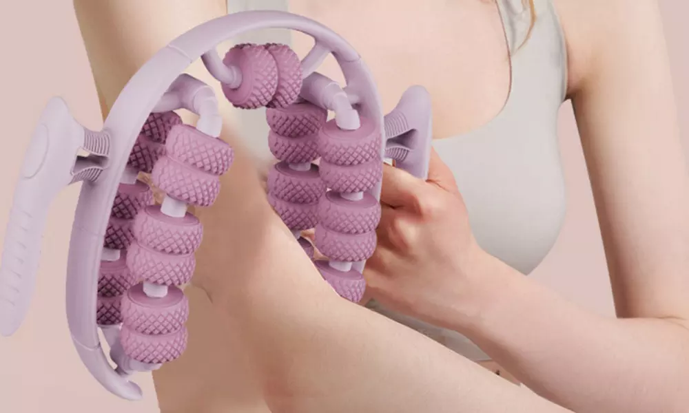 26-Wheel Ring Clip Muscle Roller