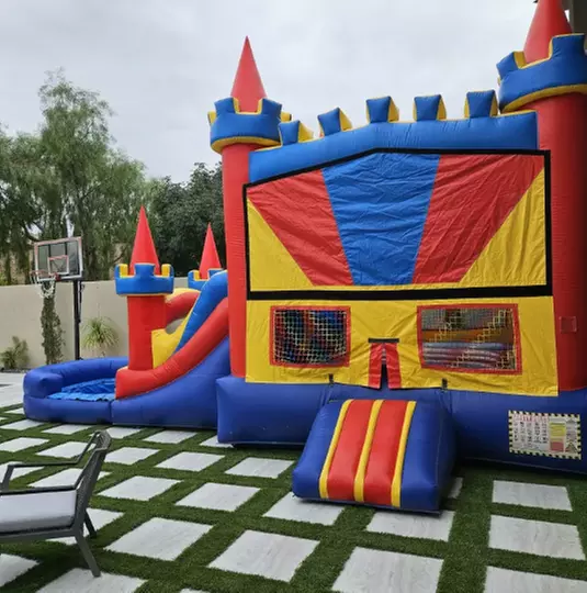 Laser Tag or 360 ShowStopper with Giant Jenga, Bubble House, and More 