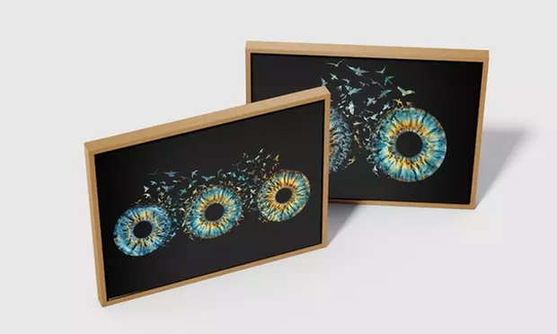 Custom Iris Photo Art For Couples, Families or Pets