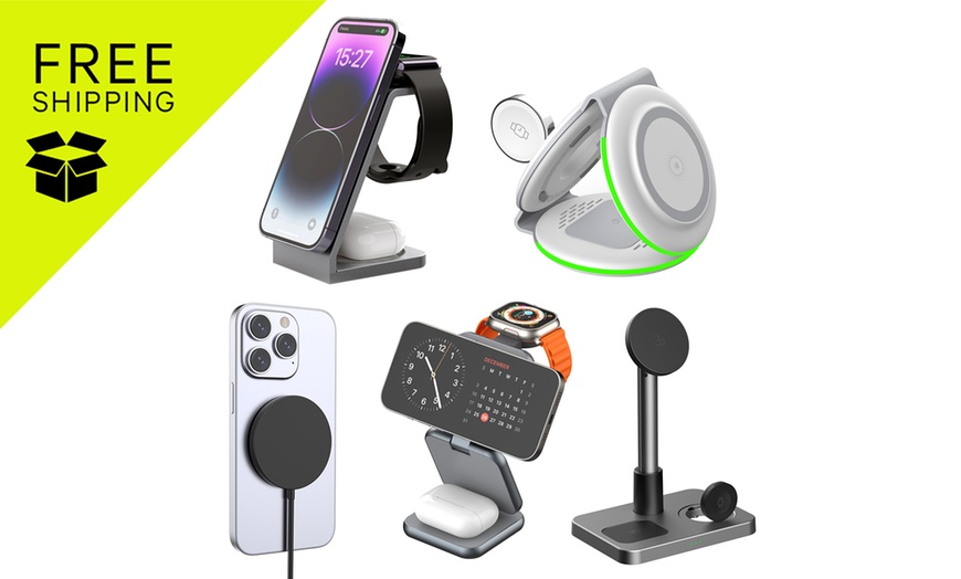 Image 1: TODO 15W, or 18W Wireless Phone Chargers – Fast Charging Options!