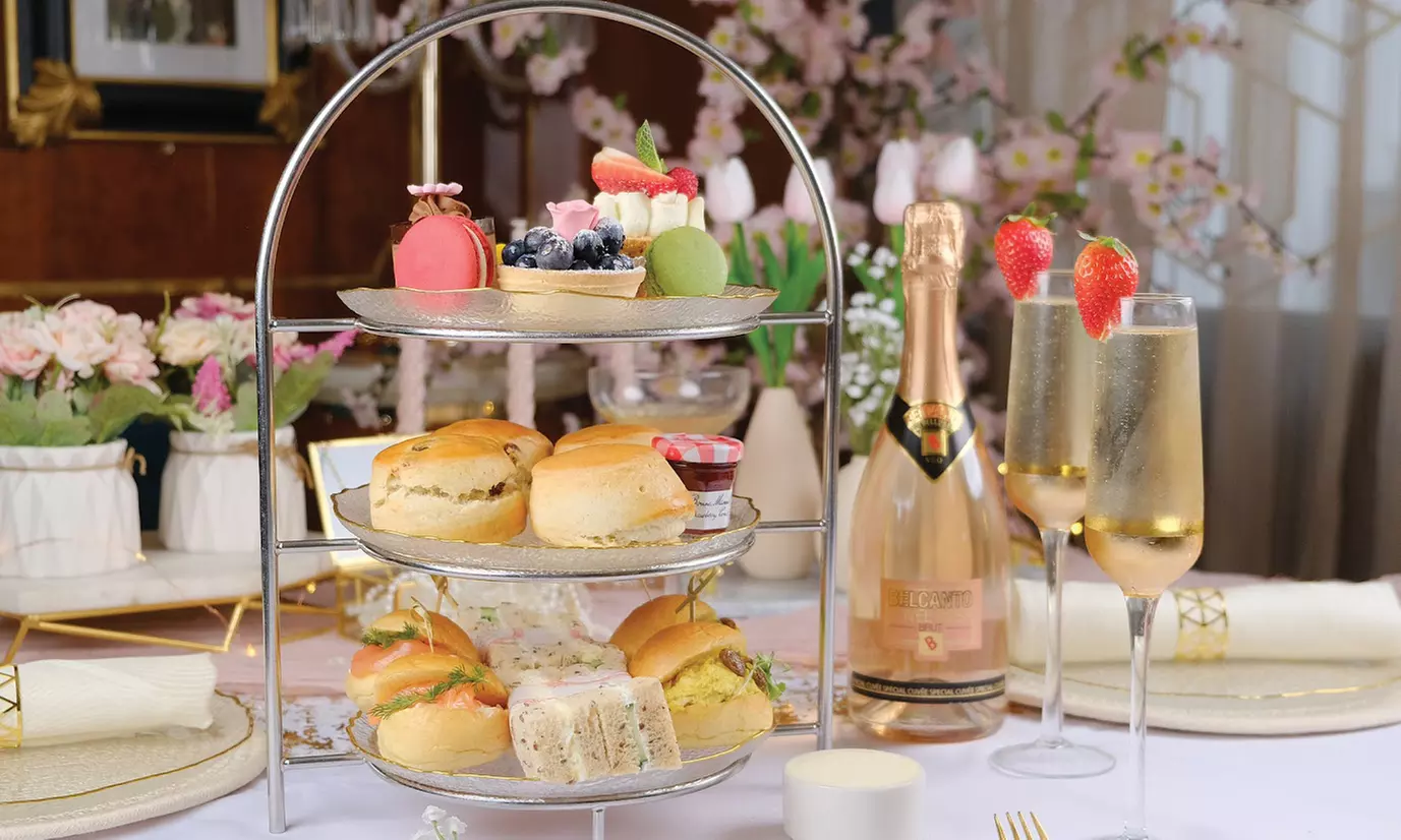 Traditional or Sparling Afternoon Tea Great For Valentines Day