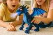 Dragon de feu interactif 35 cm pour enfants, avec LED, sons et effets vapeur - Second Medium