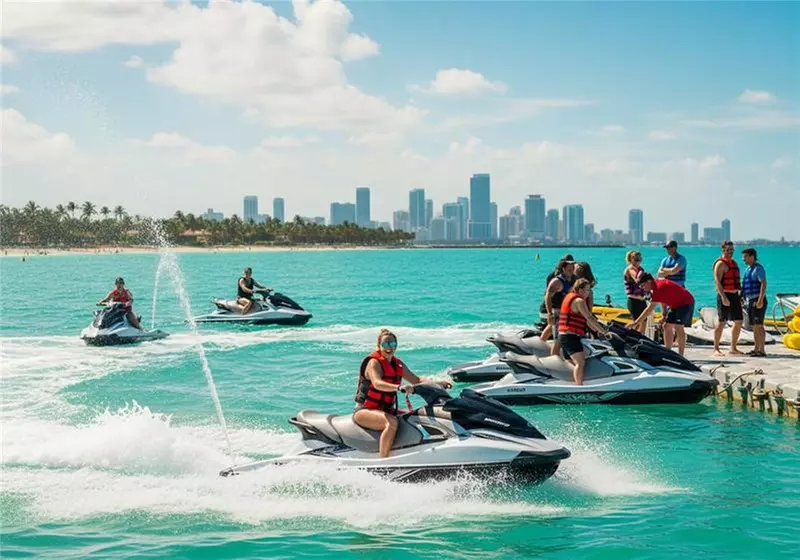One-Hour Jet Ski Rental for Up to Four grab your crew and get riding!