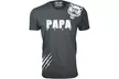 Rock and Luxe Inc. Men's Papa Bear Shoulder Tee – Comfy & Casual - Second Medium