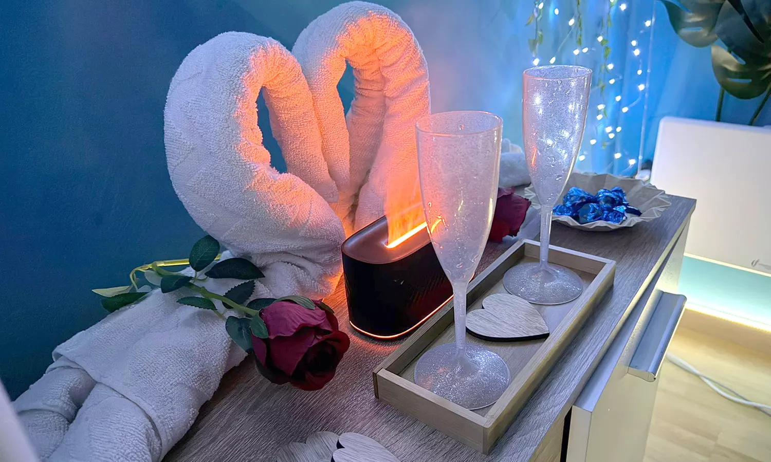 Ritual de masaje relajante de 70 minutos en pareja con bebida