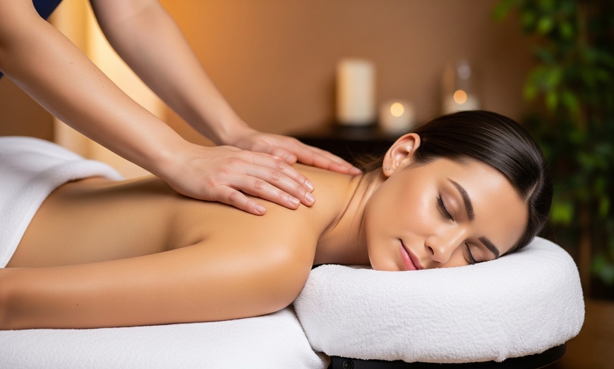 Image 1:  (Up to 64% Off) of Relaxation Awaits with 30,60, or 90-Minute Custom Massage, Swedish Massage or Hot Stone