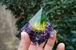  Sixty Shades of Grey Orgone Pyramid Crystals and Healing Stones Reiki Chakra - Second Medium