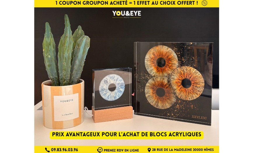 Image 7: Vos yeux, une œuvre d'art : capturez l'essence de votre iris