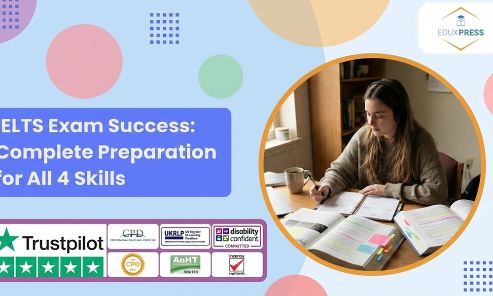 Ace IELTS Exam Success: Complete Preparation for All 4 Skills